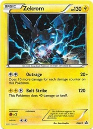 Zekrom (BW24) - BAWP  - Promo - Holofoil