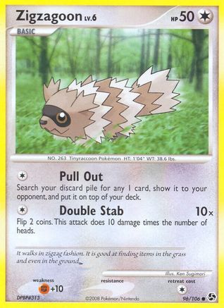 Zigzagoon (096/106) - GE  - Common - Reverse Holofoil