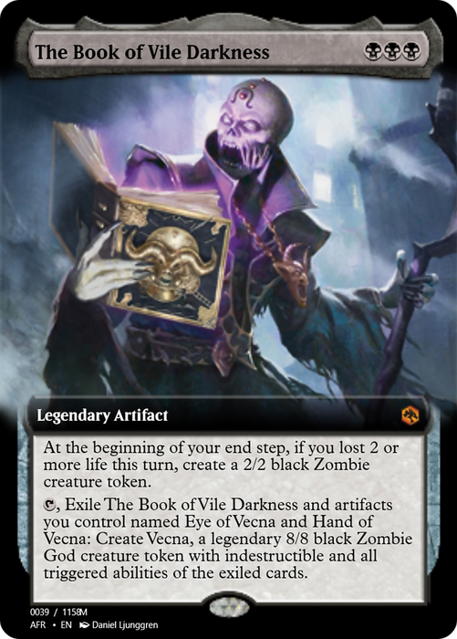 The Book of Vile Darkness (PRM-92694) - mythic