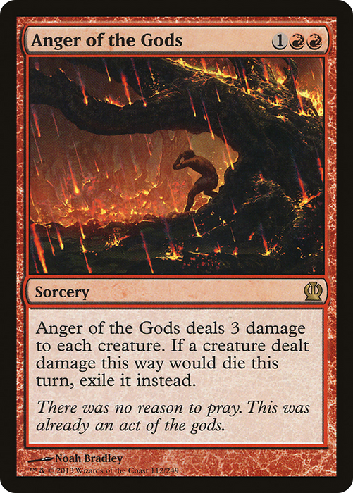 Anger of the Gods (THS-112) - rare - Foil