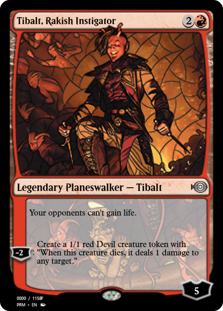 Tibalt, Rakish Instigator (PRM-77981) - uncommon - Foil