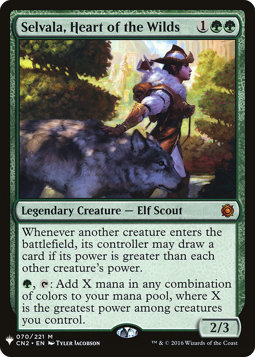 Selvala, Heart of the Wilds (LIST-CN2-70) - mythic