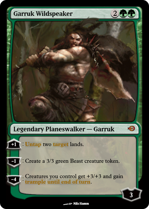Garruk Wildspeaker (PRM-36178) - mythic - Foil