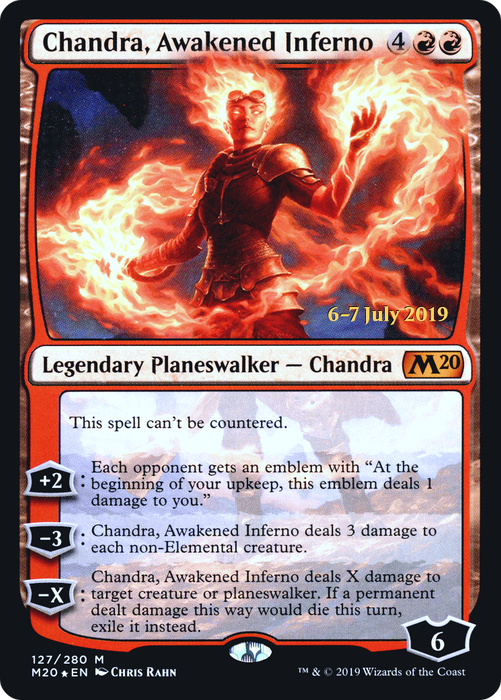 Chandra, Awakened Inferno (PRE-127S) - mythic - Foil