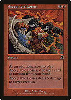 Acceptable Losses (ODY-172) - common - Foil