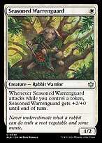 Seasoned Warrenguard (BLB-030) - uncommon - Foil