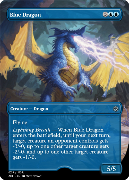 Blue Dragon (PRM-92686) - uncommon - Foil