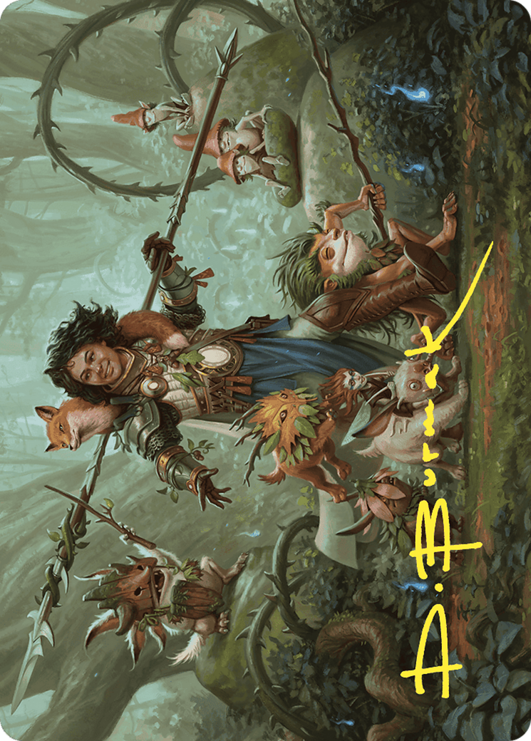Ellivere of the Wild Court // Ellivere of the Wild Court (AWOE-049) - common (Borderless) - Foil