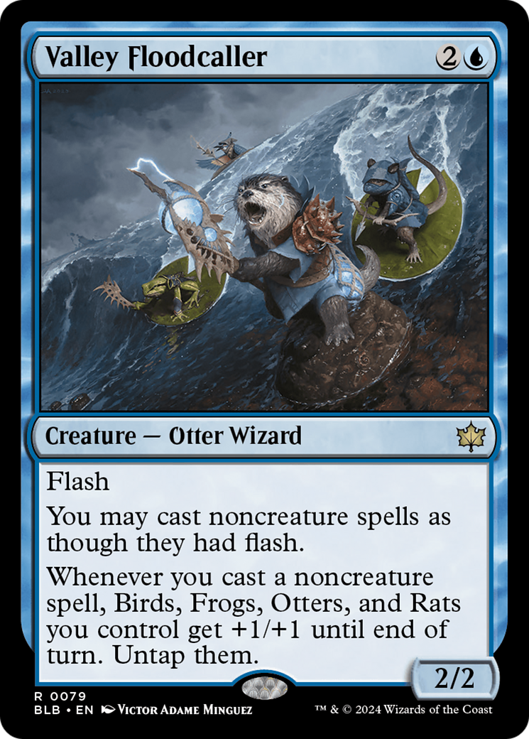 Valley Floodcaller (BLB-079) - rare - Foil