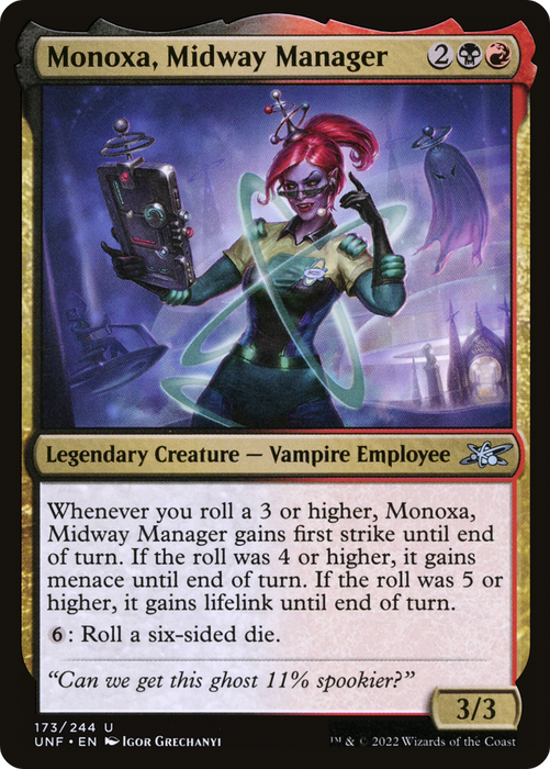Monoxa, Midway Manager (UNF-173) - uncommon - Foil