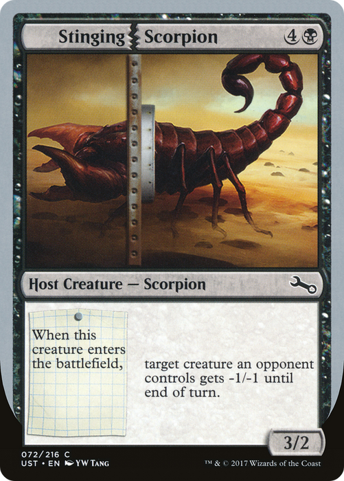 Stinging Scorpion (UST-072) - common - Foil