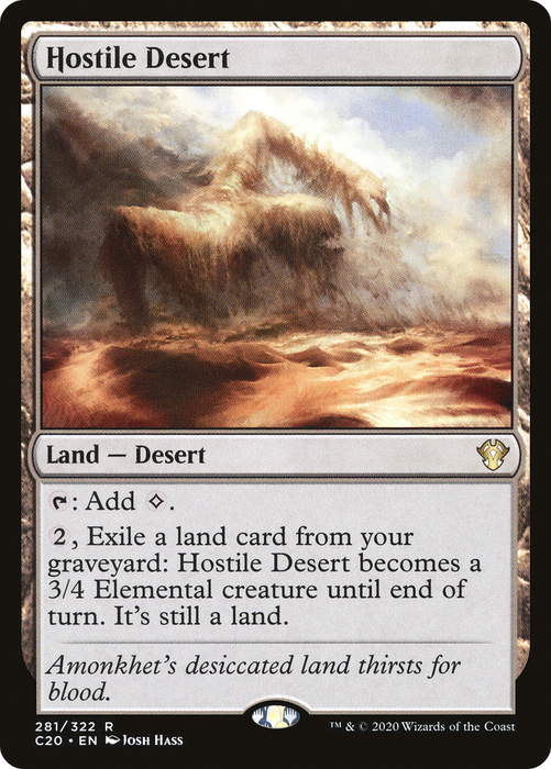 Hostile Desert (C20-281) - rare