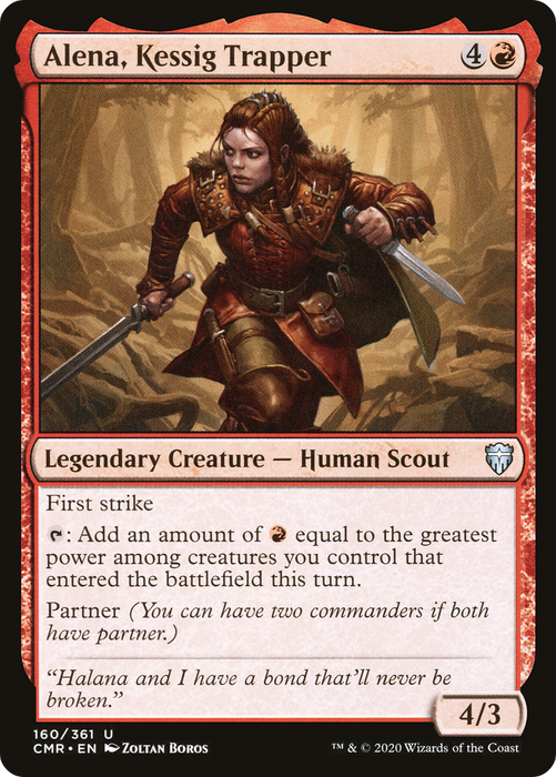 Alena, Kessig Trapper (CMR-160) - uncommon - Foil