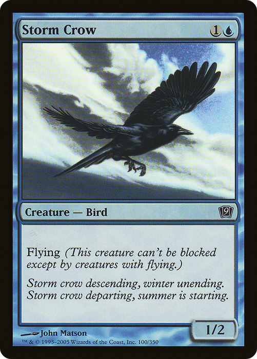 Storm Crow (9ED-100★) - common - Foil