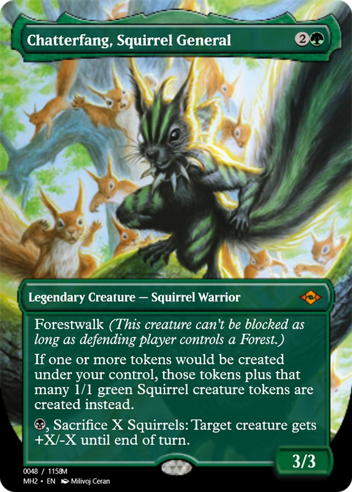 Chatterfang, Squirrel General (PRM-91297) - mythic - Foil