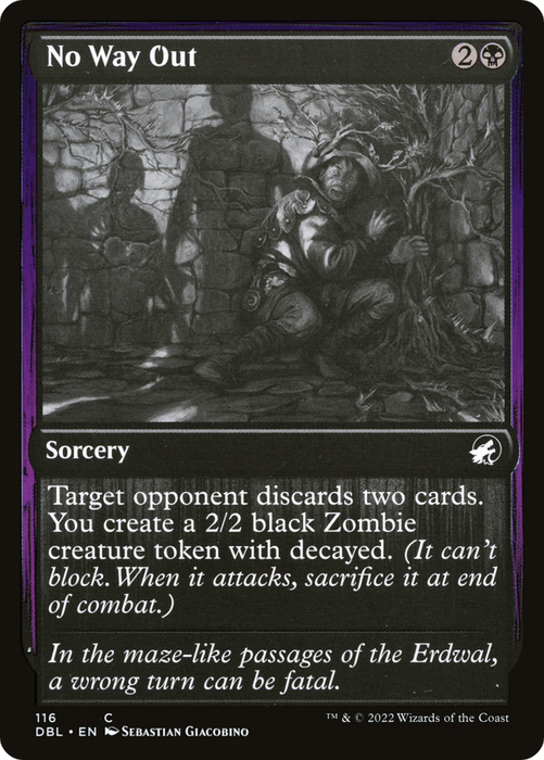 No Way Out (DBL-116) - common - Foil