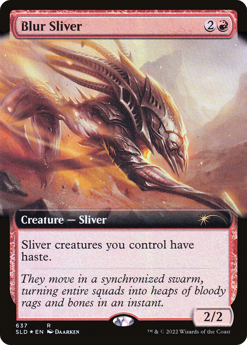 Blur Sliver (SLD-637) - rare: (Extended Art) - Foil