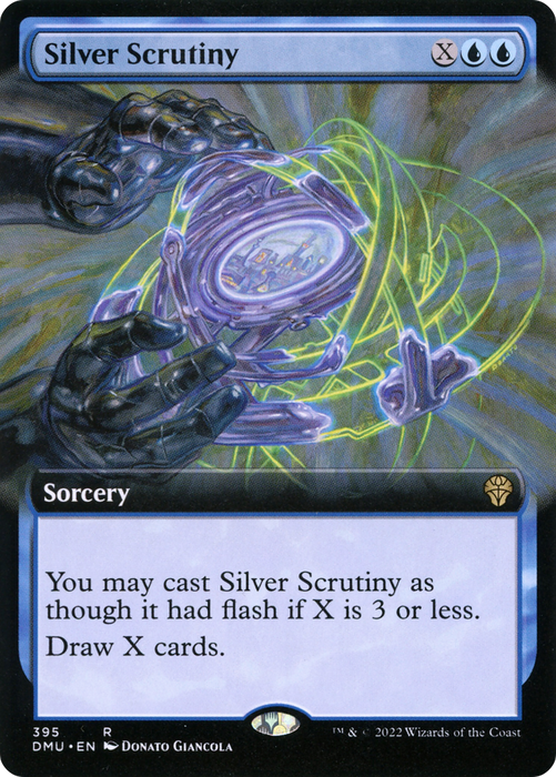 Silver Scrutiny (DMU-395) - rare: (Extended Art)
