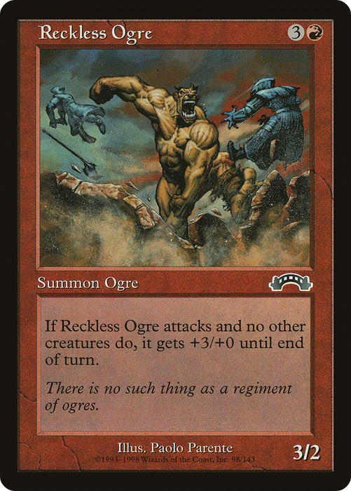 Reckless Ogre (EXO-098) - common