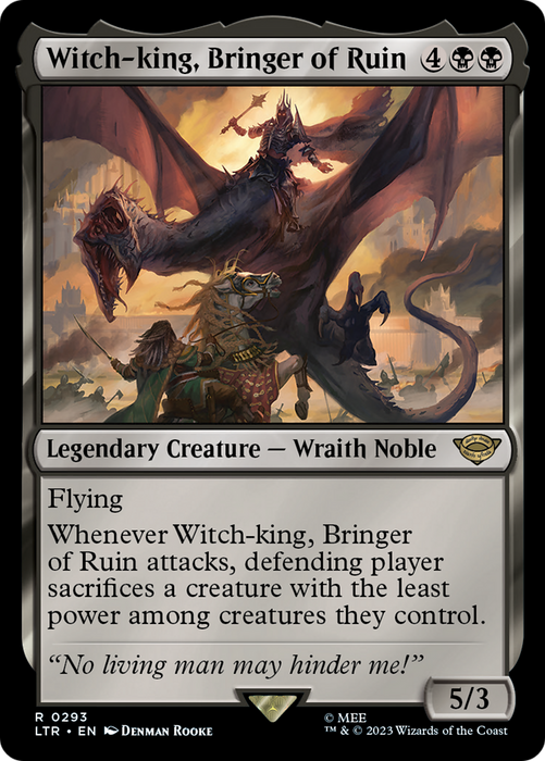 Witch-king, Bringer of Ruin (LTR-293) - rare