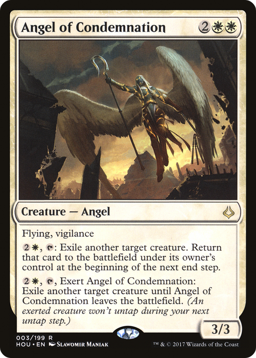 Angel of Condemnation (HOU-003) - rare - Foil