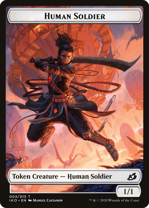 Human Soldier (IKO-003) - common - Foil