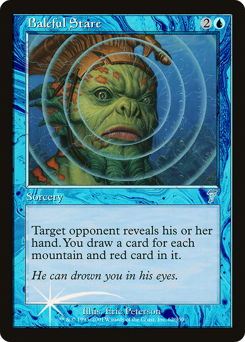 Baleful Stare (7ED-62★) - uncommon - Foil