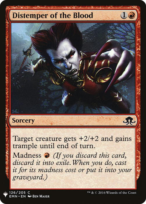 Distemper of the Blood (LIST-EMN-126) - common
