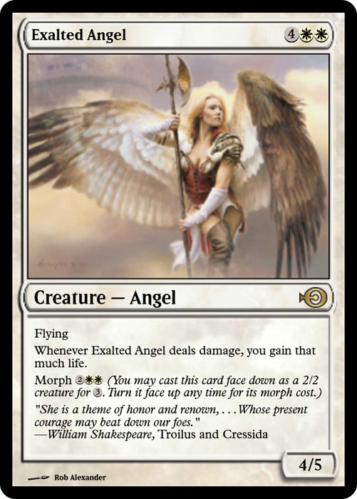 Exalted Angel (PRM-31491) - rare - Foil