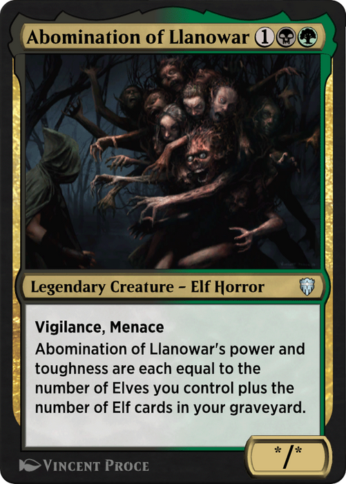 Abomination of Llanowar (HA4-020) - uncommon