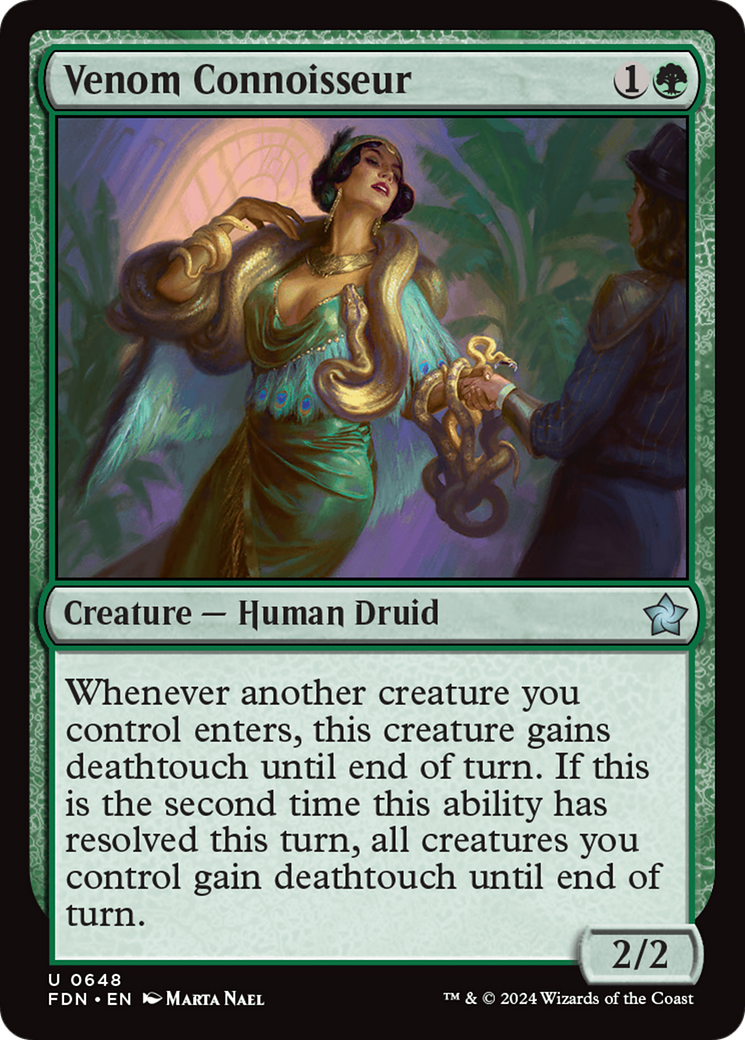 Venom Connoisseur (FDN-648) - uncommon