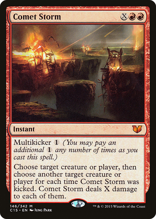 Comet Storm (C15-146) - mythic