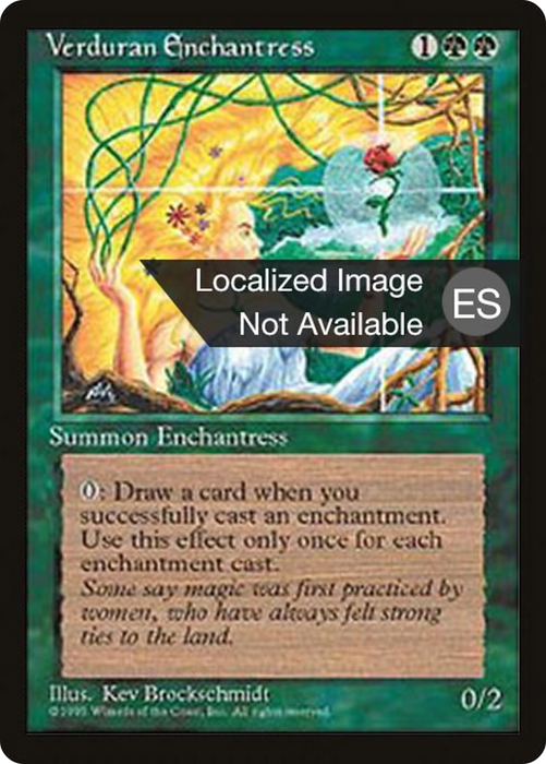 Verduran Enchantress (4BB-281) - rare