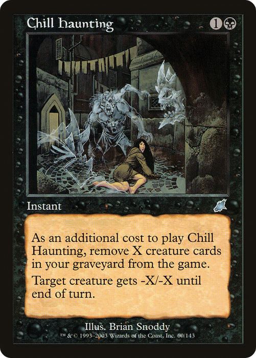 Chill Haunting (SCG-060) - uncommon