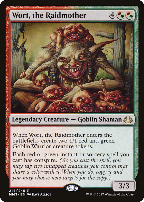 Wort, the Raidmother (MM3-214) - rare - Foil