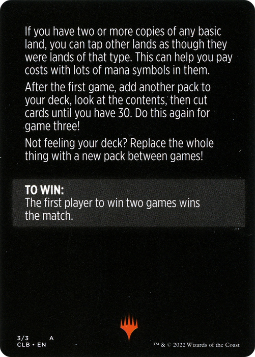 Mini-Master // Mini-Master (cont'd) (MCLB-003) - common - Foil