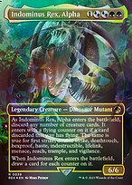 Indominus Rex, Alpha (REX-039) - rare (Borderless) - Foil
