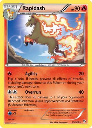 Rapidash (015) - XF  - Uncommon