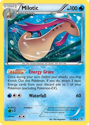 Milotic (023/106) - XF  - Holo Rare - Reverse Holofoil