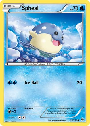 Spheal (024/106) - XF  - Common