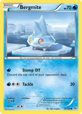 Bergmite (030) - XF  - Common - Reverse Holofoil