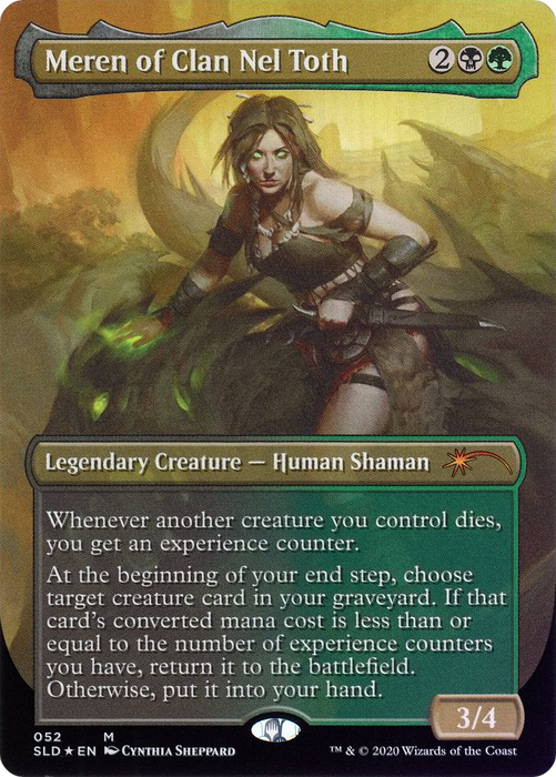 Meren of Clan Nel Toth (SLD-052) - mythic (Borderless) - Foil