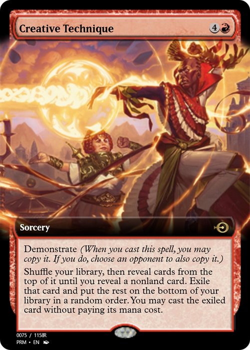 Creative Technique (PRM-90122) - rare - Foil