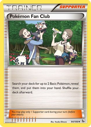Pokemon Fan Club (094/106) - XF  - Uncommon - Reverse Holofoil