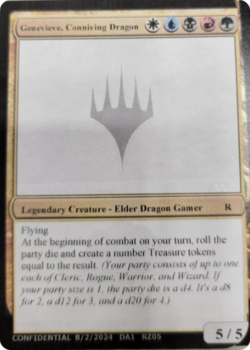 Genevieve, Conniving Dragon (UNK-RZ05A) - rare