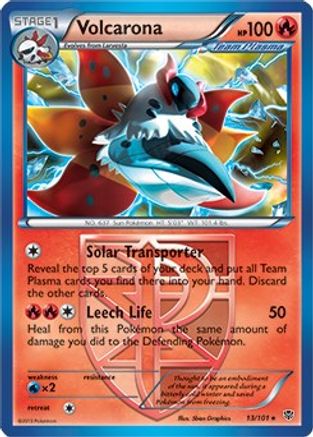 Volcarona (013/101) - DE  - Holo Rare - Holofoil