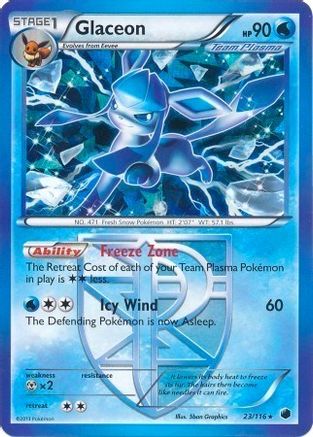 Glaceon (023/116) - DE  - Holo Rare - Holofoil