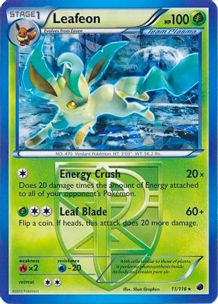 Leafeon (011/116) - DE  - Holo Rare - Holofoil
