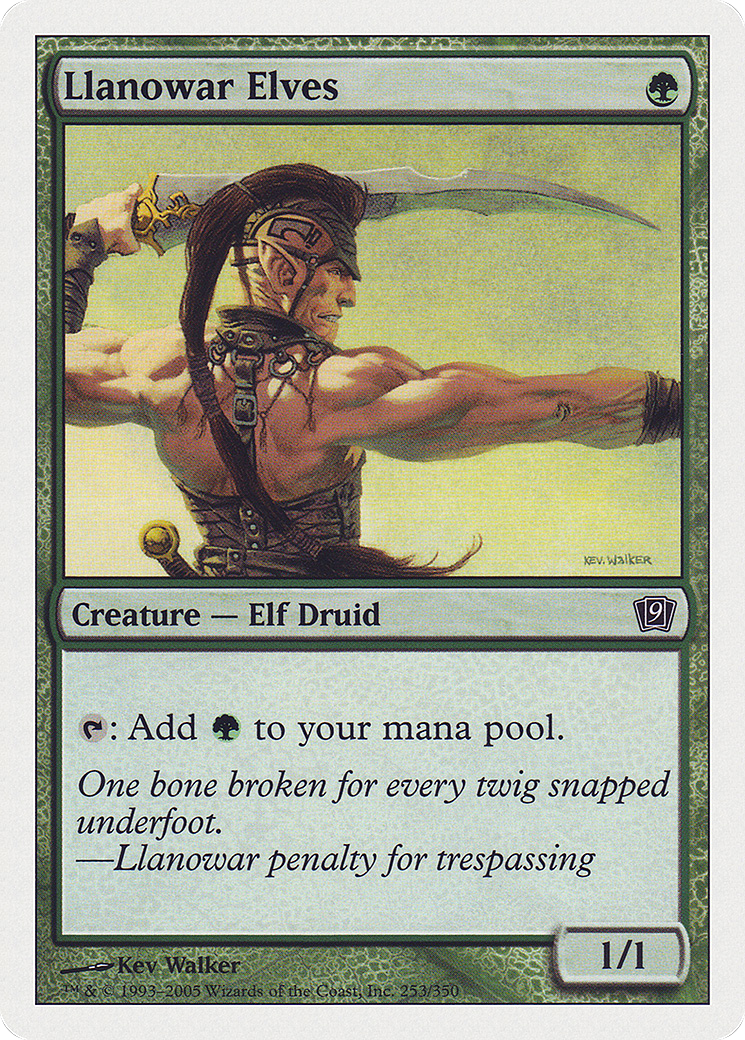 Llanowar Elves (9ED-253) - common