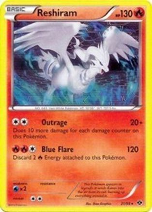 Reshiram (021/099) - DE  - Holo Rare - Holofoil